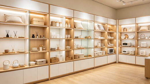 孝感家居生活展柜